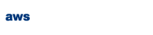 Aws logo weiss schrift rechts klein